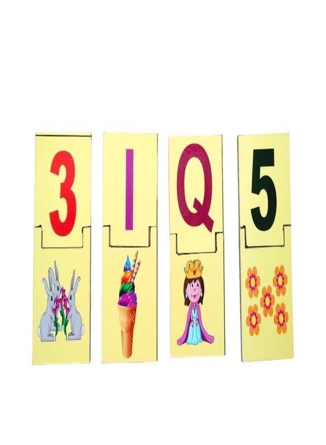 FUTUREZ KEY English Wooden Domino Number and Alphabet with Picture | Wooden Educational Alphabets and Counting Numbers and Shapes Puzzle for Kids - Image 3